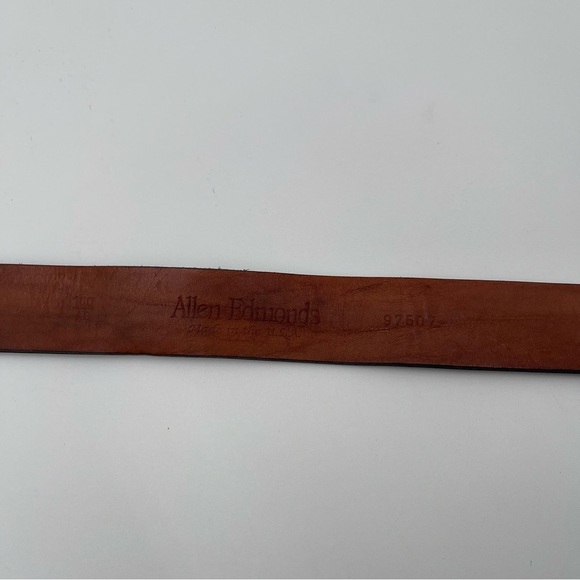 Allen Edmonds Basic Dress Casual Belt Mens Size 40 Leather Dark Brown 97507 - Picture 4 of 11